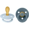 BIBS® Fopspeen Colour Symmetrische Speen Baby Blauw & Petrol 6-18 Maanden, 2st.