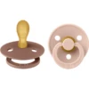 BIBS® Fopspeen Colour Symmetrische Speen Bosmarmot & Blush 6-18 Maanden, 2st