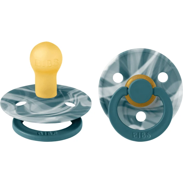 BIBS® Fopspeen Colour Tie Dye - Forest Lake & White 0-6 Maanden, 2 St. 3 BIBS® Fopspeen Colour Tie Dye - Forest Lake & White 0-6 Maanden, 2 St. - Afbeelding 3