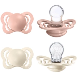 BIBS Fopspeen Couture Ivoor / Blush Siliconen 6-36 Maanden, 4 St. -Kleintje Luxe bibs fopspeen couture ivoor blush siliconen 6 36 maanden 4 st a321174 3