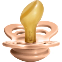 BIBS Fopspeen Couture Vanille / Peach Latex 0-6 Maanden, 2 Stuks. -Kleintje Luxe bibs fopspeen couture vanille peach latex 0 6 maanden 2 stuks a320965 2