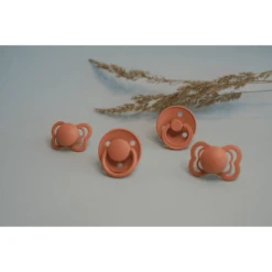 BIBS Fopspeen Couture Vanille / Peach Latex 0-6 Maanden, 2 Stuks. -Kleintje Luxe bibs fopspeen couture vanille peach latex 0 6 maanden 2 stuks a320965 3