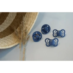 BIBS Fopspeen Couture Wolk / Steel Blauw Latex 0-6 Maanden, 2 St. -Kleintje Luxe bibs fopspeen couture wolk steel blauw latex 0 6 maanden 2 st a320926 4