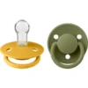 BIBS Fopspeen De Lux Honey Bee / Olive 0-36 Mnd, 2 St.