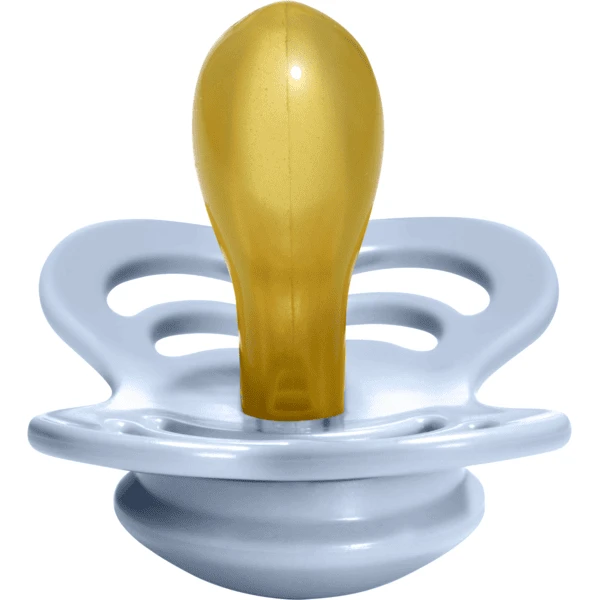 BIBS Fopspeen Supreme Baby Blauw / IJzer Latex 0-6 Maanden, 2 St. 3 BIBS Fopspeen Supreme Baby Blauw / IJzer Latex 0-6 Maanden, 2 St. - Afbeelding 3