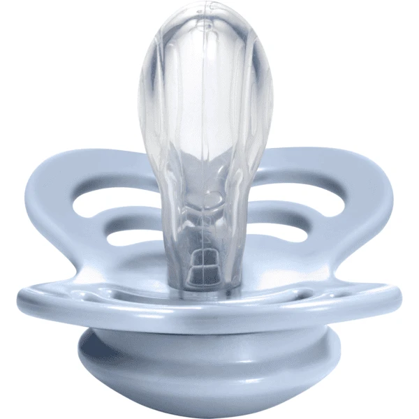 BIBS Fopspeen Supreme Baby Blauw / IJzer Latex 6-36 Maanden, 2 St. 3 BIBS Fopspeen Supreme Baby Blauw / IJzer Latex 6-36 Maanden, 2 St. - Afbeelding 3