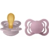 BIBS Fopspeen Supreme Dusky Lilac / Heather Latex 0-6 Maanden, 2 St.