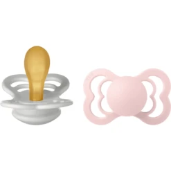 BIBS Fopspeen Supreme Haze En Blossom Latex 6-36 Maanden, 2 Stuks.