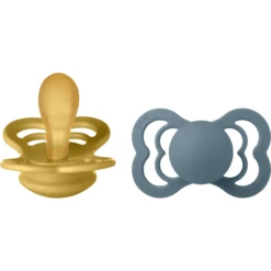 BIBS Fopspeen Supreme Meadow / Petrol Latex 6-36 Maanden, 2 Stuks.