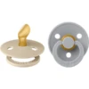 BIBS® Soother Colour Anatomische Speen Cloud & Vanilla 0-6 Maanden, 2 Stuks.