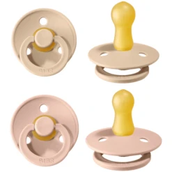 BIBS Soother Colour Blush / Vanille 6-18 Maanden, 4 St. -Kleintje Luxe bibs soother colour blush vanille 6 18 maanden 4 st a321076 2