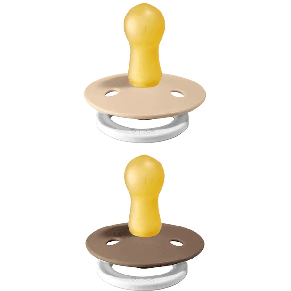 BIBS Soother Colour Donkere Eik / Vanille Night 6-18 Maanden, 2 St. 3 BIBS Soother Colour Donkere Eik / Vanille Night 6-18 Maanden, 2 St. - Afbeelding 3