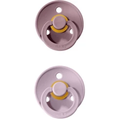 BIBS Soother Colour Dusky Lilac / Heather 6-18 Maanden, 2 Stuks. -Kleintje Luxe bibs soother colour dusky lilac heather 6 18 maanden 2 stuks a320783 3