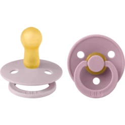 BIBS Soother Colour Dusky Lilac / Heather 6-18 Maanden, 2 Stuks. -Kleintje Luxe bibs soother colour dusky lilac heather 6 18 maanden 2 stuks a320783 4