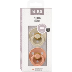 BIBS® Soother Colour Peach /Vanille 0-6 Maanden, 2 Stuks. -Kleintje Luxe bibs soother colour peach vanille 0 6 maanden 2 stuks a394487 2