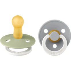 BIBS Soother Colour Sage / Wolk Night 6-18 Maanden, 2 St. -Kleintje Luxe bibs soother colour sage wolk night 6 18 maanden 2 st a320794 4