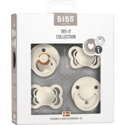BIBS Soother Try-it Collectie Ivoor 0-6 Maanden, 4st. -Kleintje Luxe bibs soother try it collectie ivoor 0 6 maanden 4st a320973 3