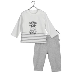 BLUE SEVEN Baby 2-delige Set Melk Shirt + Broek Wit -Kleintje Luxe blue seven baby 2 delige set melk shirt broek wit a289348 2
