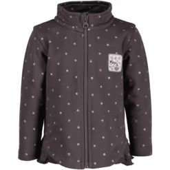 BLUE SEVEN Girl S Zweetjasje Met Opstaande Kraag Antraciet -Kleintje Luxe blue seven girl s zweetjasje met opstaande kraag antraciet a250771 2