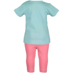 BLUE SEVEN Girls Set Van 2 T-shirt + Capri-broek Zee -Kleintje Luxe blue seven girls set van 2 t shirt capri broek zee a289197 3