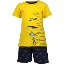 BLUE SEVEN Girls Set Van 2 T-shirt + Shorts Dooier -Kleintje Luxe blue seven girls set van 2 t shirt shorts dooier a289182 2