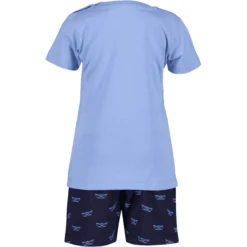 BLUE SEVEN Girls Set Van 2 T-shirt + Shorts Lichtblauw -Kleintje Luxe blue seven girls set van 2 t shirt shorts lichtblauw a289183 3