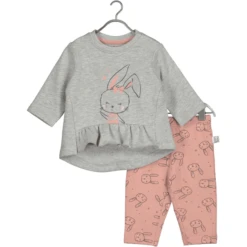 BLUE SEVEN Set Van 2 Hemden + Leggings Grijs -Kleintje Luxe blue seven set van 2 hemden leggings grijs a375519 2