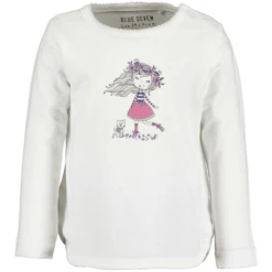 BLUE SEVEN Shirt Met Lange Mouwen Uit White