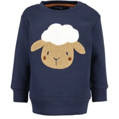 BLUE SEVEN Sweatshirt Nacht Blauw -Kleintje Luxe blue seven sweatshirt nacht blauw a376907 2