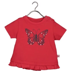 BLUE SEVEN T-Shirt Vlinder Hoog Rood -Kleintje Luxe blue seven t shirt vlinder hoog rood a289296 2