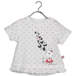 BLUE SEVEN T-Shirt Vlinder Wit