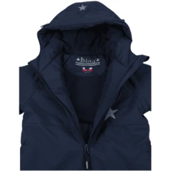 BMS Overall Met Kap "BabyTodd`s" Blauw -Kleintje Luxe bms overall met kap babytodd s blauw a375616 3