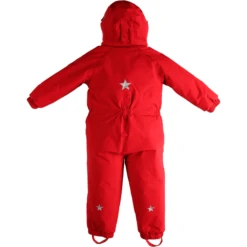 BMS Overall Met Kap "BabyTodd`s" Rood -Kleintje Luxe bms overall met kap babytodd s rood a375611 2