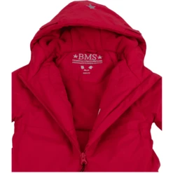 BMS Overall Met Kap "BabyTodd`s" Rood -Kleintje Luxe bms overall met kap babytodd s rood a375611 3