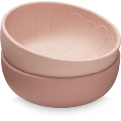 Cam Cam Copenhagen Cam Cam® COPENHAGEN Silicone Kom Bloem, Licht Roze, Set Van