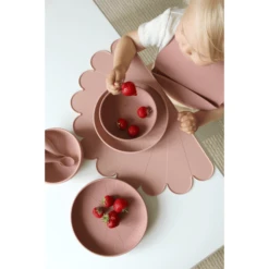 Cam Cam Copenhagen Cam Cam® COPENHAGEN Silicone Kom Bloem, Licht Roze, Set Van -Kleintje Luxe cam cam copenhagen silicone kom bloem licht roze set van a371023 3