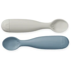 Cam Cam Copenhagen Cam Cam® COPENHAGEN Silicone Lepel Regenboog, Middernacht Blauw, Set Van