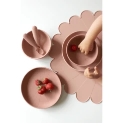 Cam Cam Copenhagen Cam Cam® COPENHAGEN Silicone Placemat Bloem, In Licht Roze -Kleintje Luxe cam cam copenhagen silicone placemat bloem in licht roze a371013 3