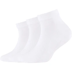 Camano Socks Quarter 3-Pack Wit Bio Cotton 3 Camano Socks Quarter 3-Pack Wit Bio Cotton -Kleintje Luxe camano socks quarter 3 pack wit bio cotton a331923 1