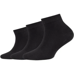 Camano Sokken 3-pack Black Bio Cotton