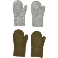 CeLaVi Wanten 2 Pack Militair Olive -Kleintje Luxe celavi wanten 2 pack militair olive a411983 3