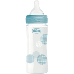 Chicco Welzijnsglas 240ml, Normale Doorstroming, Jongen, 0M+ -Kleintje Luxe chicco welzijnsglas 240ml normale doorstroming jongen 0m a314070 3