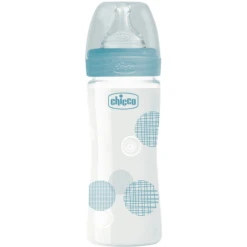 Chicco Welzijnsglas 240ml, Normale Doorstroming, Jongen, 0M+ -Kleintje Luxe chicco welzijnsglas 240ml normale doorstroming jongen 0m a314070 4
