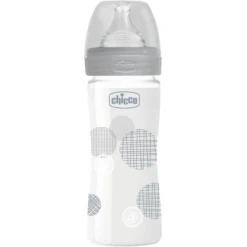 Chicco Welzijnsglas 240ml, Normale Doorstroming, Neutraal, 0M+ -Kleintje Luxe chicco welzijnsglas 240ml normale doorstroming neutraal 0m a314075 4