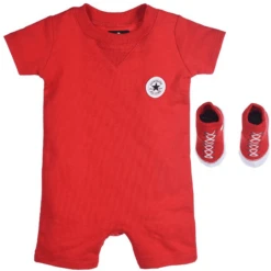 Converse Romper En Sok Set Rood -Kleintje Luxe converse romper en sok set rood a367797 3