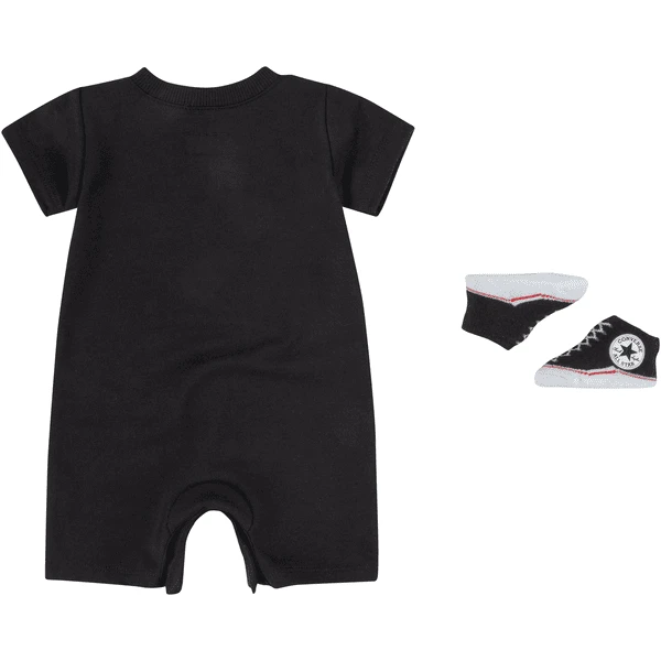 Converse Romper En Sok Set Zwart 2 Converse Romper En Sok Set Zwart - Afbeelding 2