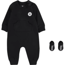 Converse Set Jumpsuit En Sokken Zwart