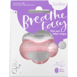 CURAPROX Baby Fopspeen Maat 2 Vanaf 19 Maanden In Roze, Single -Kleintje Luxe curaprox baby fopspeen maat 2 vanaf 19 maanden in roze single a309590 4