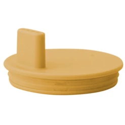 Design Letters Deksel Voor Kinderbeker, Tritan, Mosterdgeel -Kleintje Luxe design letters deksel voor kinderbeker tritan mosterdgeel a316011 2