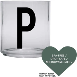 Design Letters Gepersonaliseerd Drinkglas Voor Kinderen Letter -Kleintje Luxe design letters gepersonaliseerd drinkglas voor kinderen letter a305147 3